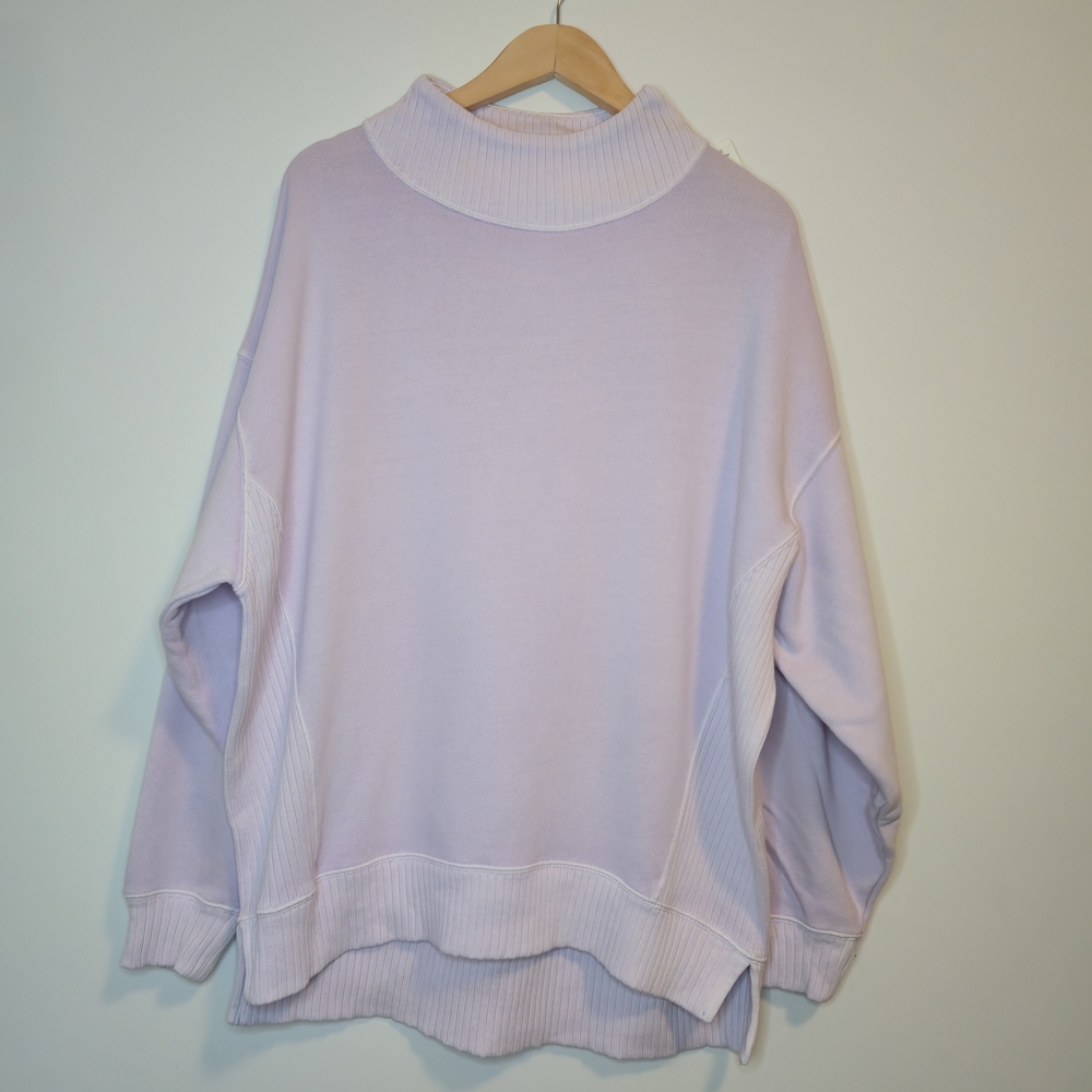 NWT Aerie Lavander Cowl Neck Sweater Oversize Size M